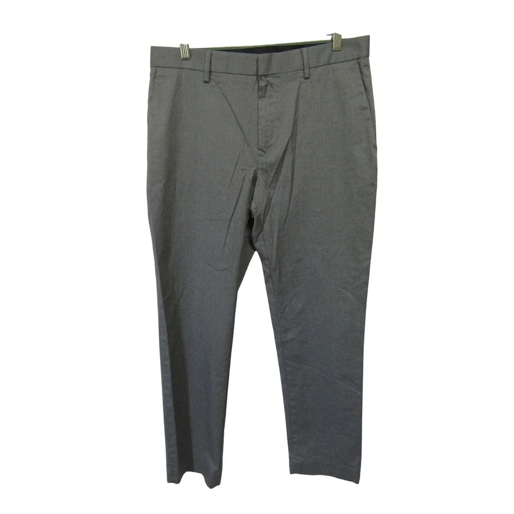 Banana Republic Slim Fit Chinos Mens 32x32 Gray Excellent Stretch‎ Cotton Pants
